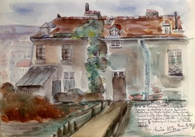 Paris, Haus 12 Rue Cortot von Andre Utter