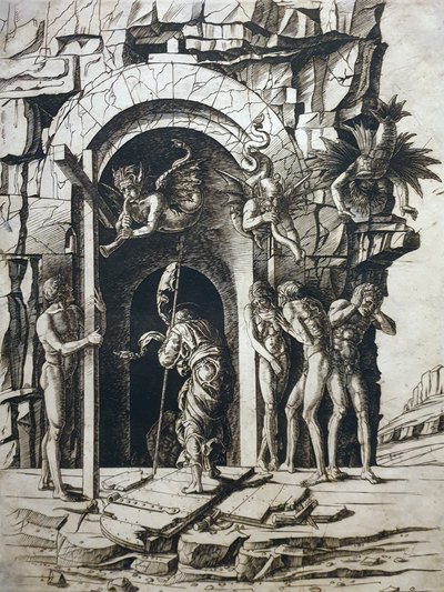 Der Abstieg Christi in die Vorhölle von Andrea Mantegna