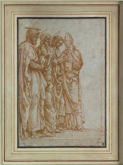 Heilige Peter, Paul, Johannes der Evangelist und Zeno von Andrea Mantegna