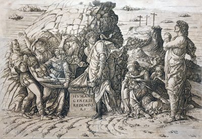 Die Grablegung von Andrea Mantegna