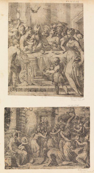 Die Anbetung der Könige, ca. 1542-46 von Andrea Schiavone
