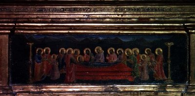 Die Madonna des Gürtels (Detail) von Andrea di Giusto Manzini