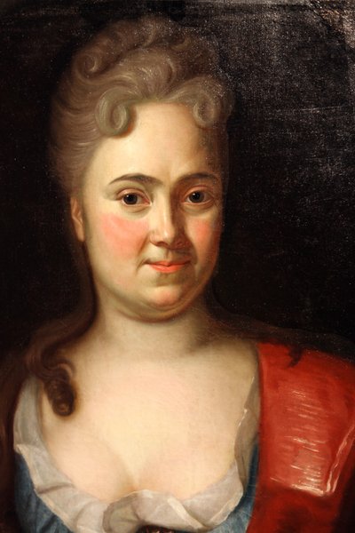 Porträt von Kaiserin Katharina I. 1684-1727, 1712 von Andreas Møller