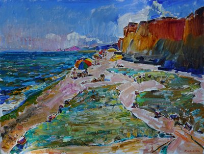 Bunte Strandklippen von Andrii Kutsachenko