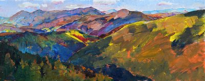 Bunte Berghügel von Andrii Kutsachenko