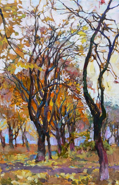 Lebendige Herbstwälder von Andrii Kutsachenko