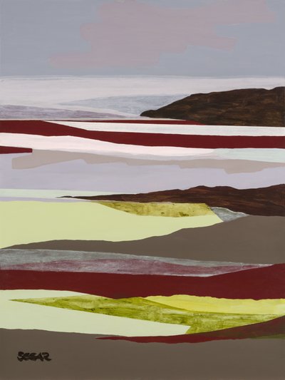 Serene abstrakte Landschaft von Angela Seear