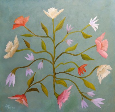 Pastellgartenblüten von Angeles M. Pomata