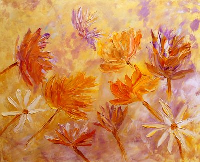 Lebendige Texturblüten von Angeles M. Pomata