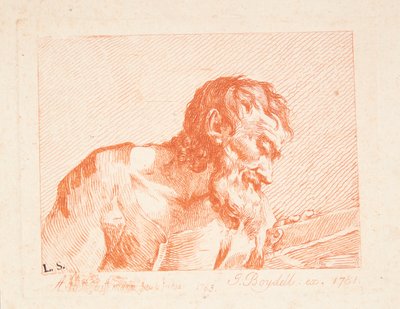 Der lesende alte Mann von Angelica Kauffmann