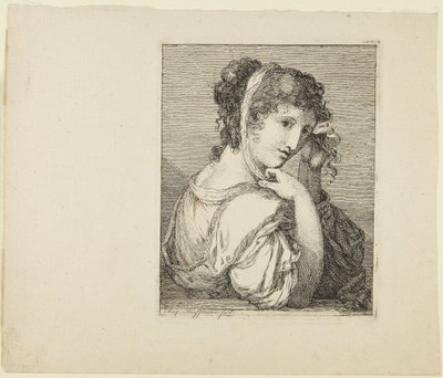 Porträt eines Mädchens von Angelica Kauffmann