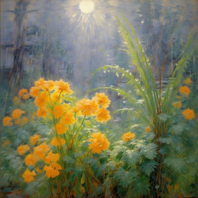 Florals 104, um 2024 von Angelita Hawke
