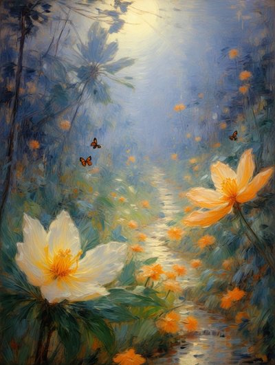 Florals 69, um 2022 von Angelita Hawke