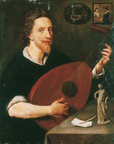 Porträt eines Gentlemans, wahrscheinlich Nicholas Lanier von Anglo Flemish School