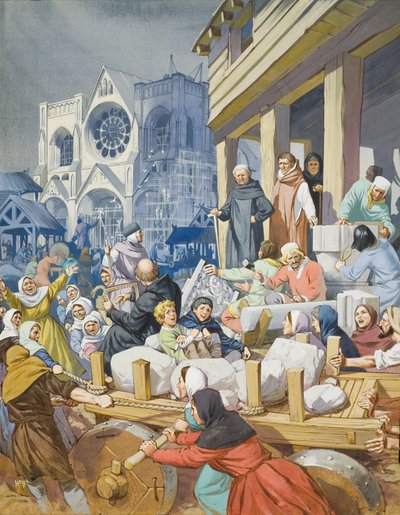 Abt Suger und der Bau der Abtei von St. Denis von Angus McBride