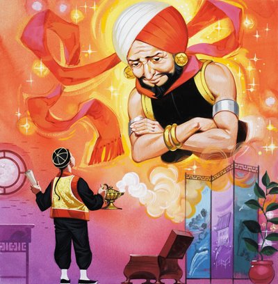 Aladdin und seine Wunderlampe von Angus McBride