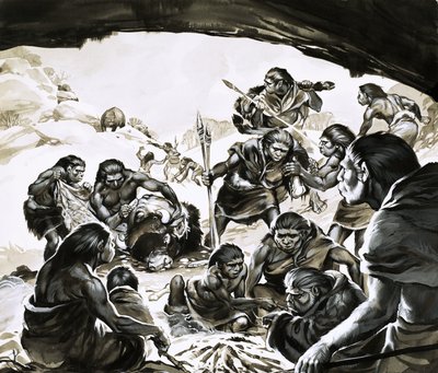 Höhlenmenschen der Kaltzeit von Angus McBride