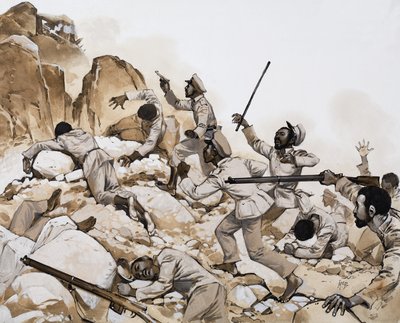 Militärisches Gefecht von Angus McBride