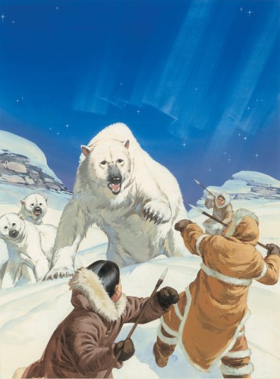 Eisbären und Eskimos von Angus McBride