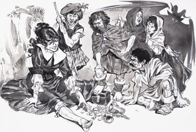 Die schöne Isobel Gowdie von Angus McBride