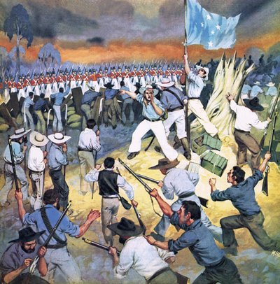 Die Verteidigung der Eureka-Stockade von Angus McBride