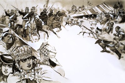 Die Franzosen fallen in Algerien ein von Angus McBride