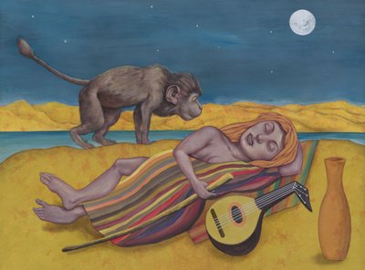 Der schlafende Roma, 2015 von Anita Kunz
