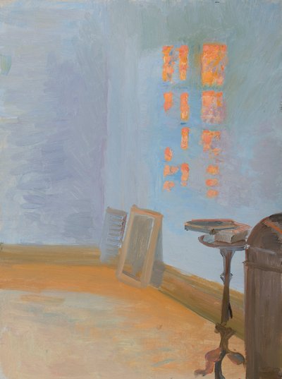 Abendsonne im Atelier des Künstlers in Markvej von Anna Ancher