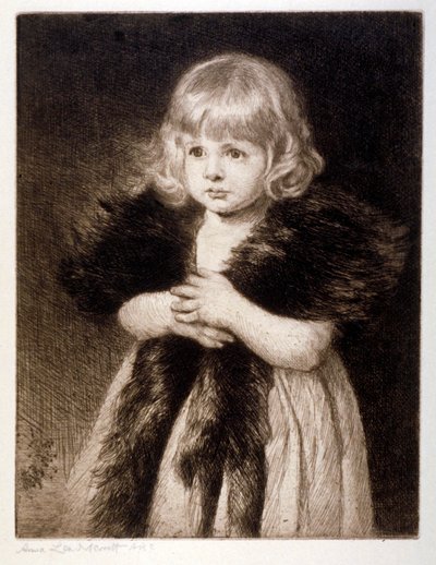 Miss Mildred Carter - Großmutters Boa, ca. 1864-1930 von Anna Lea Merritt