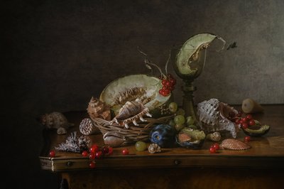 Vintage Früchte und Muscheln von Anna Petina