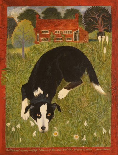 Collie-Hund von Anna Pugh