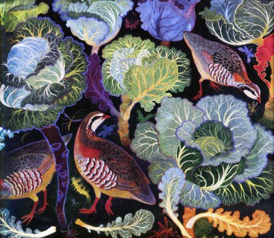 Rebhuhn im Kohlbeet von Anna Pugh