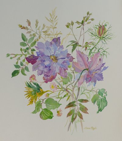 Stillleben Blumen, 2021 von Anna Pugh