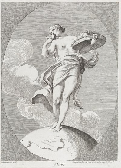 Geschmack, 1730-65. Schöpfer: Caylus, Anne-Claude-Philippe de, Etienne Fessard von Anne Claude Philippe de Caylus, Etienne Fessard