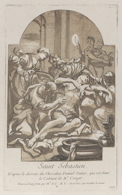 Das Martyrium des heiligen Sebastian von Anne Claude Philippe de Caylus