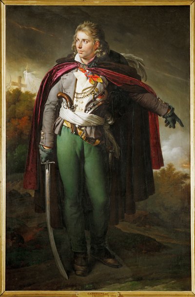 Porträt von Jacques Cathelineau, General der Vendée von Anne Louis Girodet de Roucy-Trioson