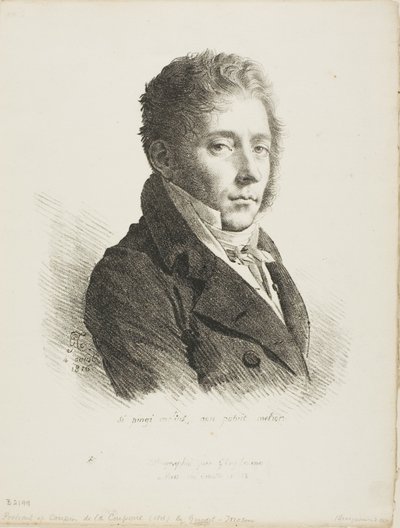 Porträt von Coupin de la Couperie von Anne Louis Girodet de Roussy Trioson