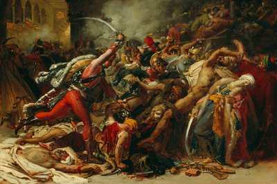 Skizze für Der Aufstand von Kairo von Anne Louis Girodet de Roussy Trioson