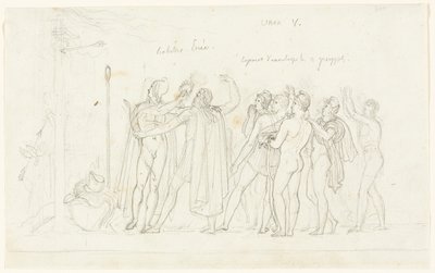 Das Bogenschießen, aus der Aeneis, Buch V von Anne Louis Girodet de Roussy Trioson