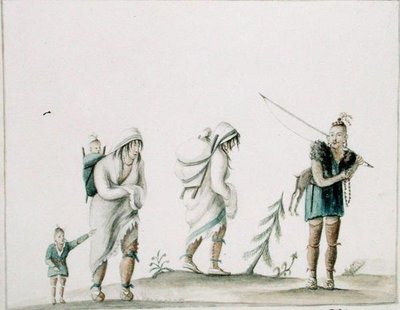 Indische Familie, um 1807 von Anne Marguerite Hyde de Neuville
