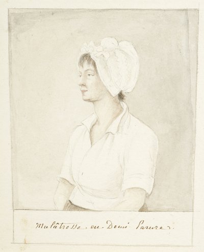 Porträt eines Mulattenmädchens von Anne Marguerite Hyde de Neuville
