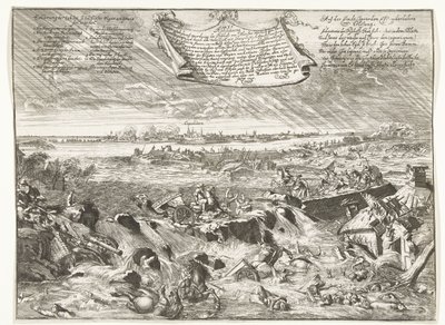 Deichbruch bei Coevorden, 1673 von Anonymous