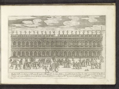Fassade der Biblioteca Marciana in Venedig von Anonymous
