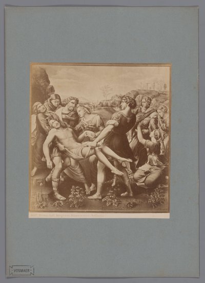 Kreuzabnahme von Raffael, in der Sammlung der Galleria Borghese in Rom von Anonymous