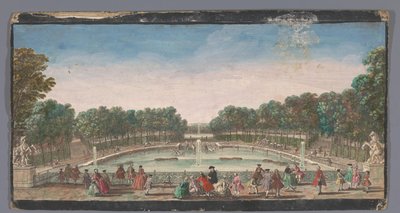 Ansicht des Trinkbrunnens im Garten des Château de Marly von Anonymous