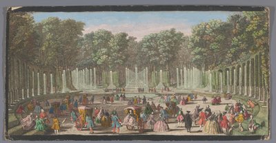 Ansicht des Bosquet du Théâtre d