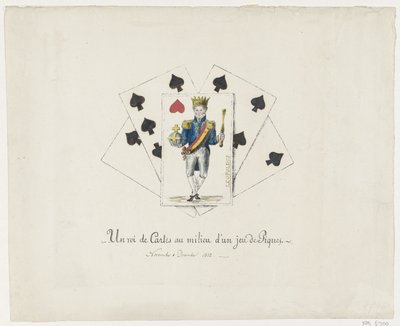 König Leopold I als der Herzkönig, 1831-1832 von Anonymous