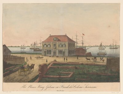 Neue Waage am Wasser in Paramaribo von Anonymous
