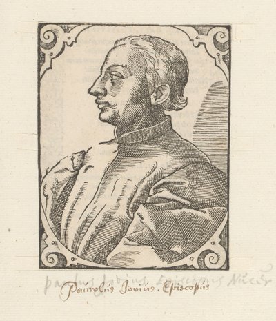 Porträt von Paolo Giovio von Anonymous