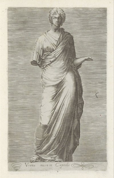 Skulptur von Urania, Muse der Astronomie (Serie) von Anonymous